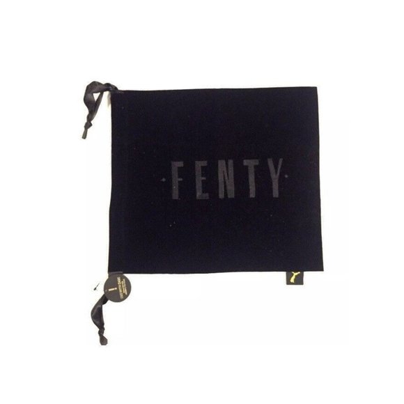 Fenty Puma By Rihanna Black Velour Drawstring Dustbag Travel Bag 15.5"X21" (B-6) - Picture 1 of 3